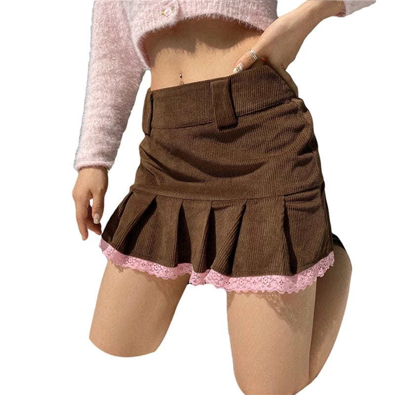Y2K Mini Pleated Skirt