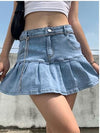 Y2K Mini Pleated Skirt