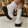 Y2K Mix Color Chunky Boots