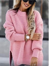 Y2K Cyber sweater Pink / S Y2K Mock Neck Knitted Sweater