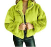 Y2K Overcoat Plush Jacket