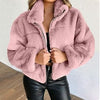 Y2K Overcoat Plush Jacket