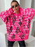 Y2K Cyber Coats & Jackets Pink / S Y2K Oversized Knitted Coat