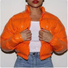 Y2K Cyber Coats & Jackets Orange / S Y2K Oversized Short Jacket