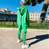 Y2K Cyber Outfit Sets Green / S Y2K Oversized Tracksuit