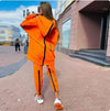 Y2K Cyber Outfit Sets Orange / S Y2K Oversized Tracksuit