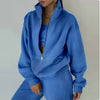 Y2K Cyber Outfit Sets Blue / S Y2K Oversized Zipper Tracksuit