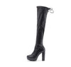 Y2K Cyber Boots A / 35 Y2K Patent Leather Thigh High Boots
