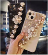 Y2K Cyber Mobile Phone Cases Y2K Pearl Flower Phone Case