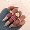 Y2K Pink Heart Ring