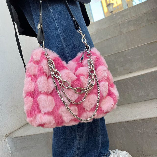 Y2K Pink Love Handbag