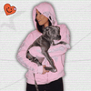 Y2K Pink Rhinestone Hoodie