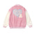 Y2K Pink Varsity Jacket