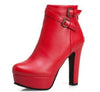 Y2K Platform Ankle Boots