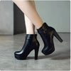 Y2K Platform Ankle Boots