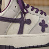 Y2K Purple Cross Sneakers