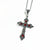 Y2K Red Cross Necklace