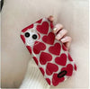 Y2K Cyber Mobile Phone Cases Y2K Red Hearts iPhone Case