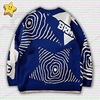 Y2K Retro Graffiti Sweater