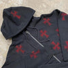Y2K Rhinestone Cross Jacket