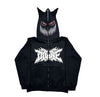 Y2K Rhinestone Skeleton Hoodies