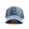 Y2K Rhinestone Spider Hat