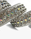 Y2K Rhinestone Studded Belt