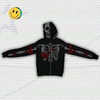 Y2K Rhinestones Butterfly Skeleton Hoodie