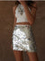 Y2K Sequin Mini Skirt