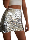 Y2K Sequin Mini Skirt