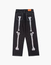 Y2K Skeleton Graphic Jeans