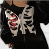 Y2K Skeleton Zipped Hoodie