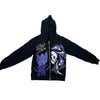 Y2K Skull Rhinestone Hoodie