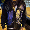 Y2K Skull Rhinestone Hoodie