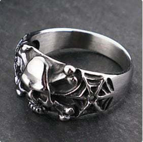 Y2K Cyber Rings Y2K Skull Ring
