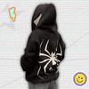 Y2K Spider Print Hoodies