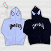 Y2K Spider Print Hoodies