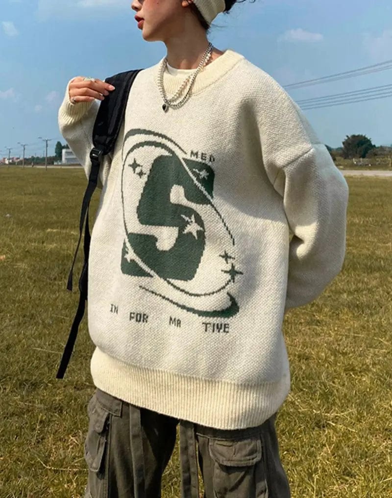 Y2K Universe Graphic Sweater