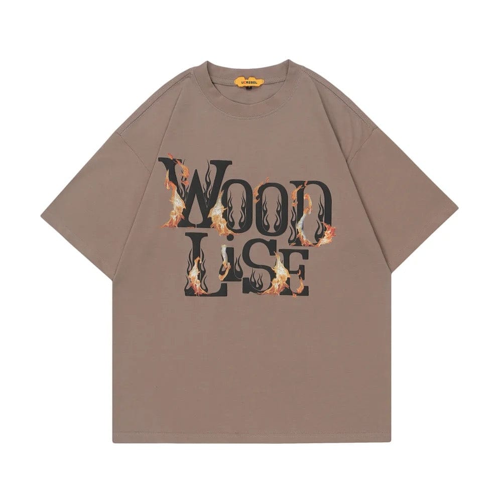Y2K Web Flame Graphic Tee