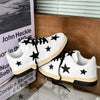 Y2K White Sneakers With Stars