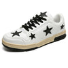 Y2K White Sneakers With Stars