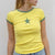 Y2k Yellow Shirt