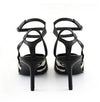 Y2K Zebra Strappy Heels