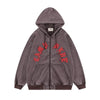 Y2K Zip Up Hoodie Mens