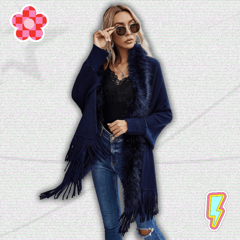 ジャケット・アウター archive semantic design fur coat y2k Vintage Y2k Miss Sixty 60 Womens Button Denim Sherpa Fur Coat