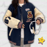 Y2K Navy Blue Varsity Jacket Y2K Navy Blue Varsity Jacket