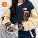 Y2K Navy Blue Varsity Jacket Y2K Navy Blue Varsity Jacket