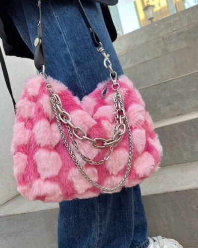 Y2K Pink Love Handbag Y2K Pink Love Handbag
