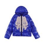 Y2K Skeleton Puffer Jacket