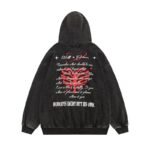 Y2K Zip Up Hoodie Mens